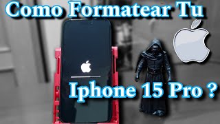 Como Formatear tu iphone 15 pro Iphone 15 plus Iphone 15 pro max [upl. by Streetman277]