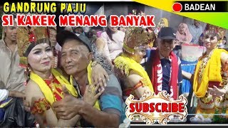 GANDRUNG PAJU  SAWERAN SI KAKEK MENANG BANYAK DIKRUBUTI GANDRUNG [upl. by Lorollas]