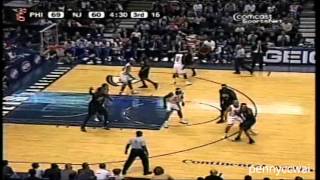 Allen Iverson shows Jason Kidd amp Jacque Vaughn how to use the CROSSOVER effectively [upl. by Gretta]