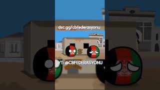 Afganistan İç Savaşı ve Türkiyeye Göç  countryballs animasyon shorts [upl. by Hesler127]