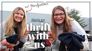 Come Thrift With Me at the Goodwill Bins  Goodwill Outlet Thrift Haul w martziechic [upl. by Htiaf]