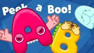 Peek a boo ABC monsters  Halloween Nursery rhymes for kids [upl. by Janyte956]