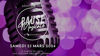 pause musicale du 23 mars 2024  pilote MC [upl. by Aleksandr]