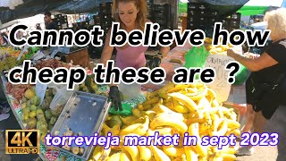 Torrevieja Friday Market torrevieja Mercadillo torrevieja Costa Blanca Spain  september 2023 [upl. by Ennairek858]