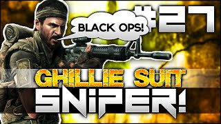 CoD BO Ghillie Suit SNiPER  LiVE w Elite 27 Call of Duty Black Ops 1 Sniping Gameplay [upl. by Engis575]