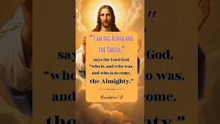 quotI AM THE ALPHA AND THE OMEGAquot revelation18 shorts God alpha omega verseoftheday jesus [upl. by Hoang]