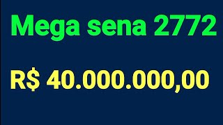 Mega sena 2772 estudos e observações intuitivas dezenas 10 e 36 estão mais interessantes [upl. by Knut]