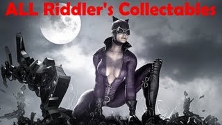 quotBatman Arkham Cityquot ALL Riddlers challenges trophysecretriddle for Catwoman [upl. by Gertrude]