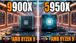 9900X vs 5950X – Gaming Benchmarks  Applications Tests [upl. by Adnic]