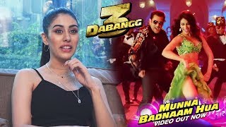 Dabangg 3  Munna Badnam Hua Song  Warina Hussain Interview  Salman Khan [upl. by Nitsu52]