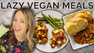 Lazy Vegan Meals I Make When I Dont Want to Cook [upl. by Lener]