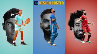 Designing a Sports Poster in Adobe Photoshop  Poster Design Tutorial [upl. by Eelrahs]