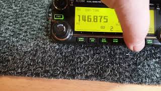 A quick look at the Icom IC2820A Dstar VHF UHF Transceiverand how to know quickly if it has Dstar [upl. by Ojok117]