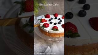 Tres Leches Cake 🎂 3 ingredients  viral cake [upl. by Aneetsyrk]