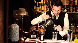 Richard Delisle Cognac cocktails by Marc Bonneton LAntiquaire Bar [upl. by Gaston]