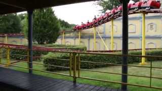 Familienachterbahn Family Roller Coaster at Schloß Beck Freizeitpark [upl. by Eiderf]