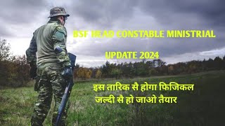 BSF Head constable MINISTRIAL 2024  pst update  bsfheadconstablemin army QUICKREVISION887 [upl. by Aznofla317]