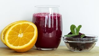 Beetroot smoothie 2 ways  عصير الشمندر  CookingWithAlia  Episode 379 [upl. by Mosa]