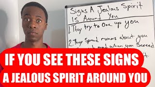 SIGNS A JEALOUS SPIRIT IS AROUND YOU [upl. by Starlene]