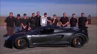 Worlds Fastest 27049 mph Hennessey Venom GT [upl. by Scholem137]