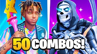 50 Most TRYHARD Fortnite Skin Combos [upl. by Charisse772]