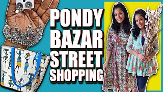 TNagar Pondy Bazar Street Shopping Vlog  Chennai Shopping [upl. by Eirhtug]