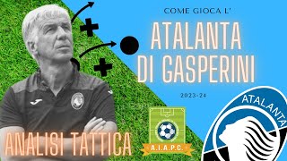 ⚽️ Analisi Tattica ⚽️ Come gioca lATALANTA di GASPERINI 202324 ⚫️🔵 [upl. by Ahsilet]