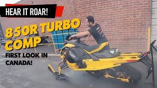 Hear me ROAR WOT test of Skidoo MXZ COMP 850R Trail TURBO [upl. by Lucias]