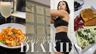 WELLNESS PREP DIARIES EP2  AN OFFICIAL SHOW DATE  LOW CARB FULL DAY OF EATING  BODY DYSMORPHIA [upl. by Draned605]