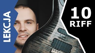 TOP 10 prostych legendarnych riffów gitarowych które musisz poznać [upl. by Luanni582]