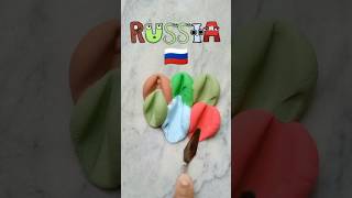 RUSSIA  COLOR MIXING colormixing alphabetlore shorts satisfying [upl. by Ailasor]