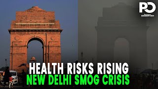 New Delhi Vs Smog Battle for Breath Amid Staggering Air Pollution amp Crop Burning Crisis [upl. by Nobe986]