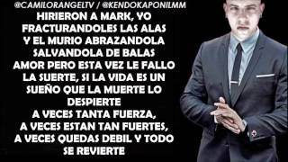 RIENDO PARA NO LLORAR LETRA COMPLETA  KENDO KAPONI [upl. by Mersey652]