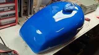 1979 kz fuel tank restoration [upl. by Iolande]