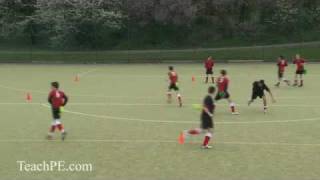 Soccer Drills  Fun and Games  Tails Drill [upl. by Anavrin422]