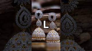 Choose your name first latter and see your jhumka latestcollection2024 viral newfancydesigner [upl. by Suiram]