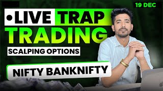 19 December Live Trading Live Intraday Trading Today Bank Nifty option trading live Nifty 50 [upl. by Noremmac]