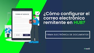 Configura la cuenta remitente en HUBFirma electrónica [upl. by Tan510]