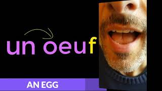 Comment prononcer OEUF OEUFS [upl. by Atilemrac55]