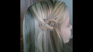 How To Celtic Knot or Infinity Braid  Pretty Hair is Fun [upl. by Miranda94]