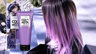 PASTEL HAIR  PURPLE WASHOUT  LOREAL COLORISTA [upl. by Brant335]