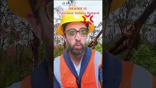 Newbie and chainsaw fails fail construction adamrose workers [upl. by Michelsen]