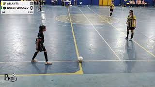 2024 6ta Div AFA Futsal Fem 1er Tiempo Atlanta Vs Nueva Chicago [upl. by Lebazi]