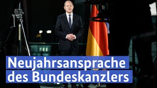 Neujahrsansprache des Bundeskanzlers Unser Land steht zusammen [upl. by Zinck]