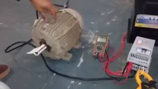 Inversor 4000W tocando motor de 2CV  Realbat [upl. by Eimarej]