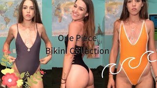 Bikini Collection TryOn Haul 2018  My Favorite One Pieces [upl. by Salkin167]