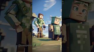 WARDENxZOMBIE 💗 Cooper Candy Minecraft Meme Animation 💖 shorts [upl. by Enna]