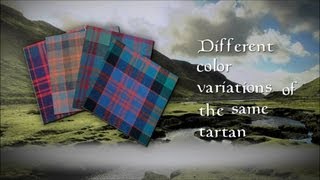 Different color variations of the same tartan [upl. by Eannej]