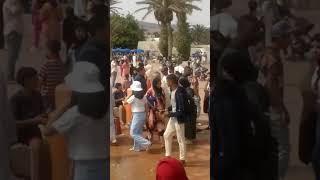 Walk Tour in Agadir Beach from Morocco Just So Good and Warm [upl. by Woolcott]