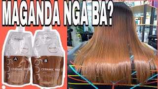 AUGEAS HAIR REBONDINGAlamin  HOW TO REBOND  Chading [upl. by Sylvan]